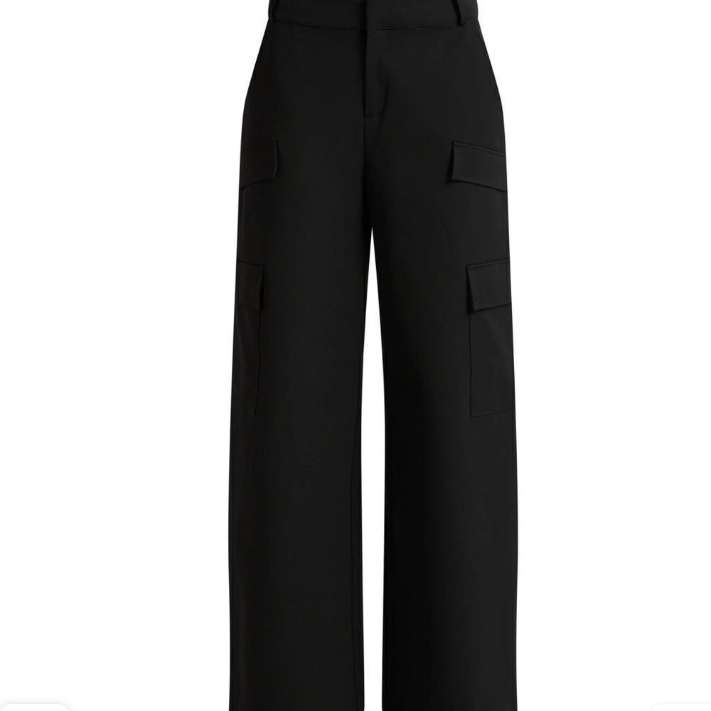 Women's Scoop Black Cargo/Utility Trouser Pants Sz 26W NWT